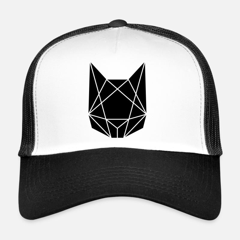Abstract cat Trucker Cap