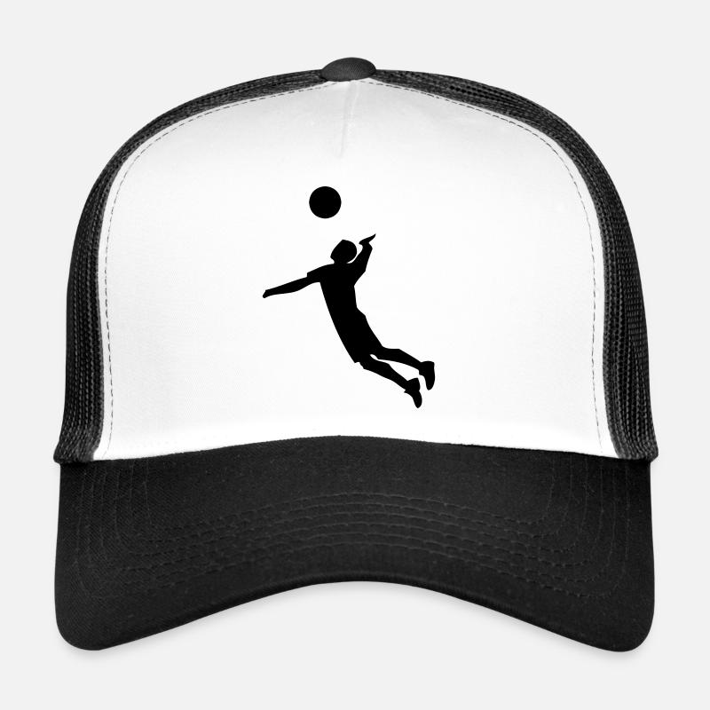 volleyball - Trucker Cap - Weiß/Schwarz