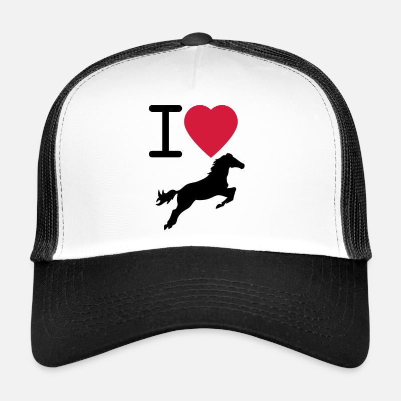 I Love Horses Trucker Cap