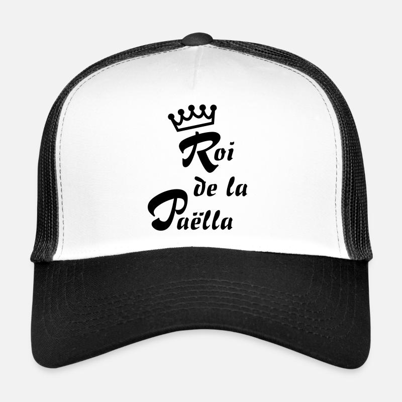 Roi paëlla - Trucker Cap - Weiß/Schwarz