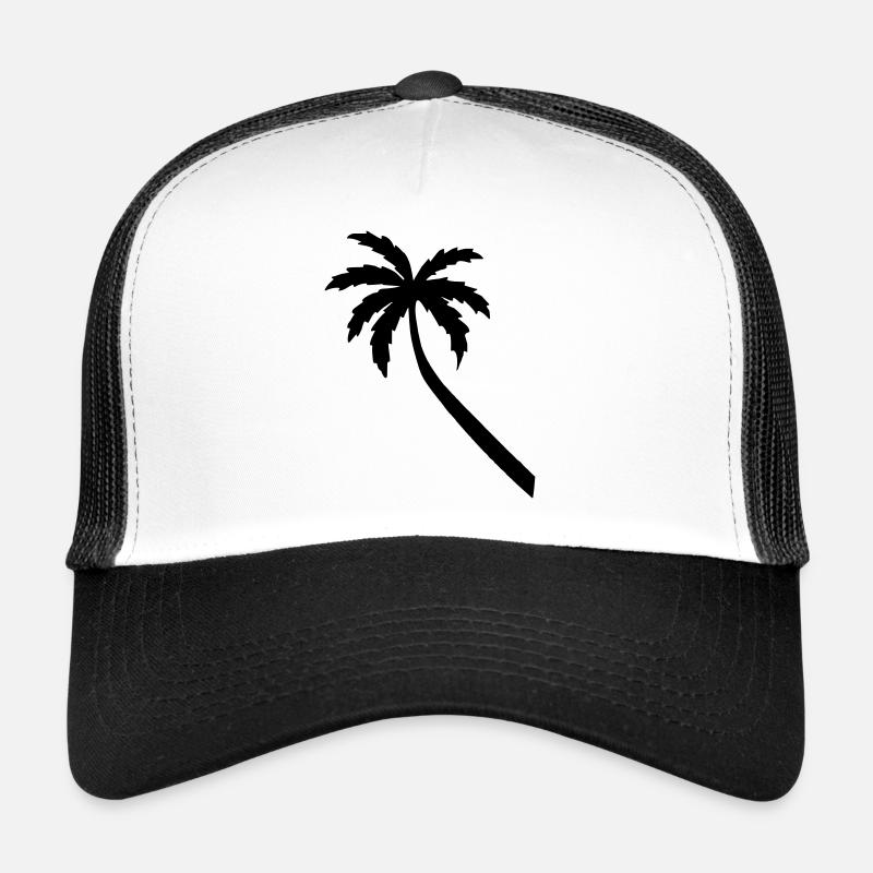 Palm - Casquette trucker  - blanc/noir