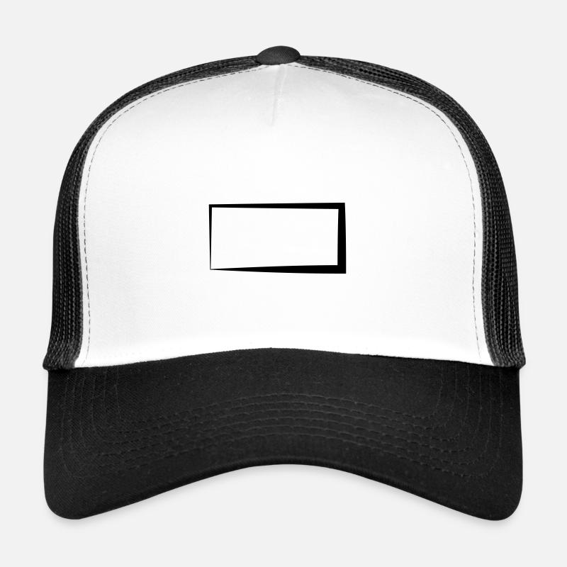 Géométrie carrée Casquette trucker 