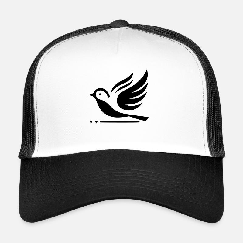 Dove - Trucker Cap - white/black