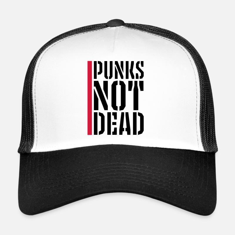 punks not dead Zitat Trucker Cap