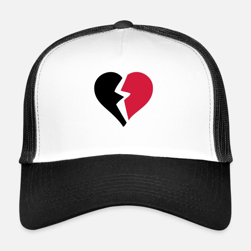 coeur love brise casse break heart Casquette trucker 