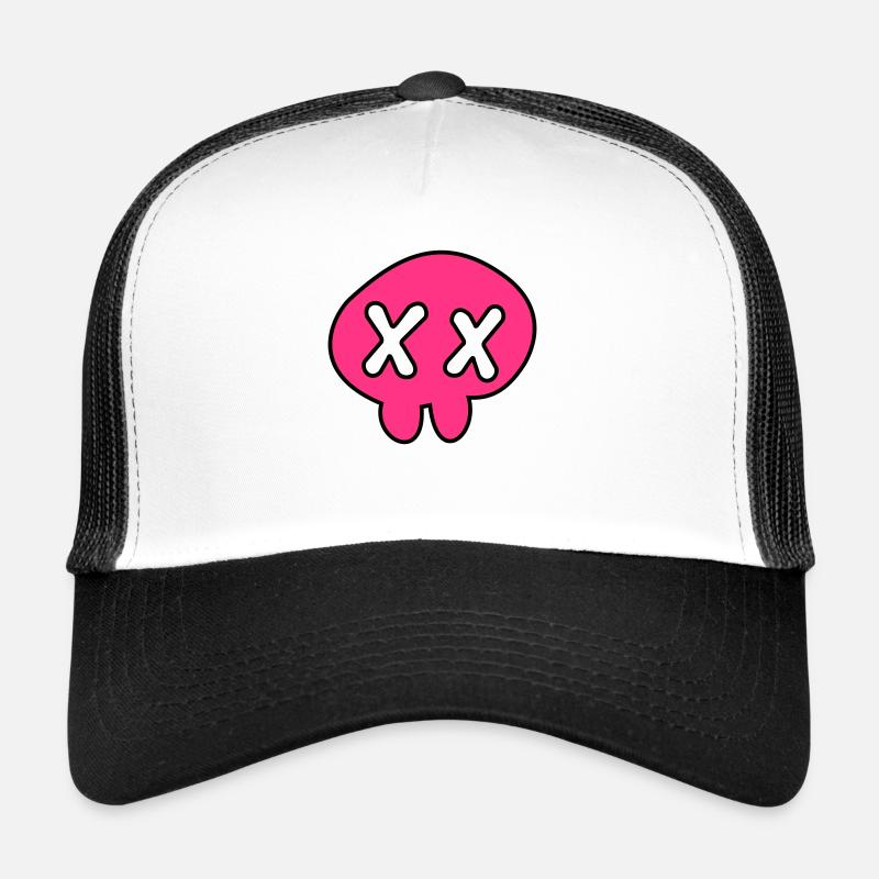 pink skull Trucker Cap