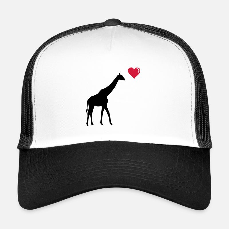 giraffe love Trucker Cap