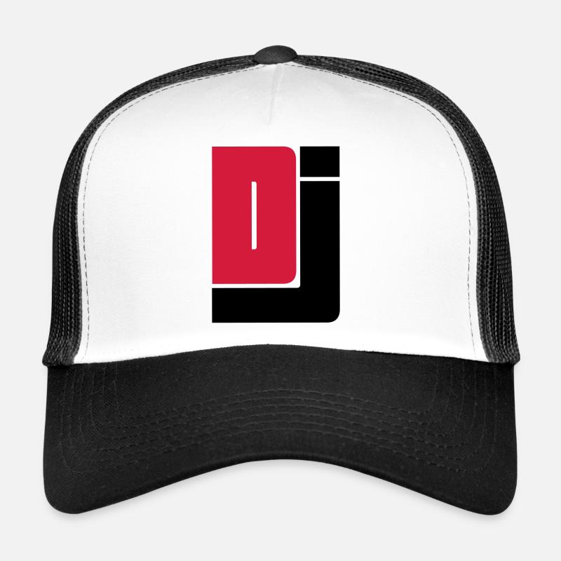 DJ - Trucker Cap - white/black