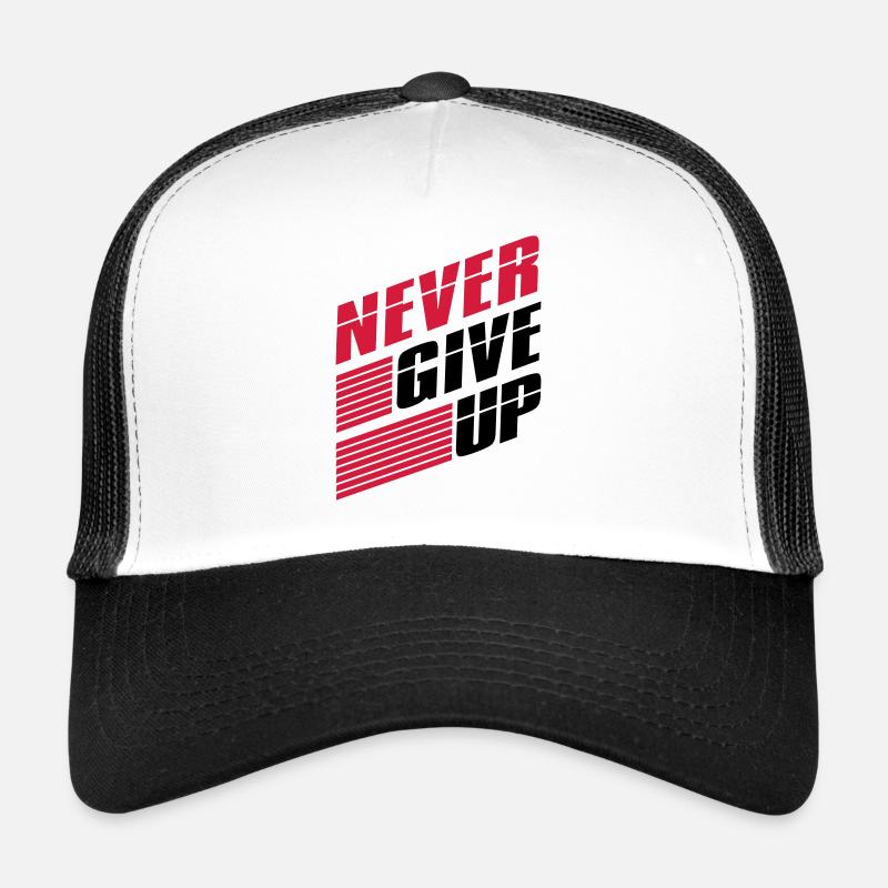 logo de l'équipe coups de barre nous n'abandonnons jamais, jamais Casquette trucker 
