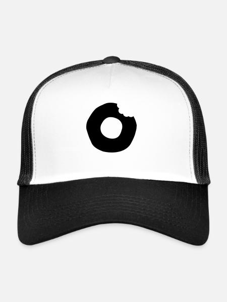 beignet - Casquette trucker  - blanc/noir