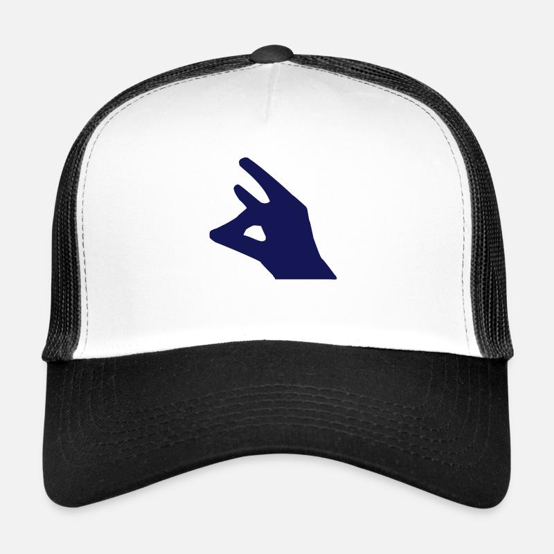 Schweigefuchs - Trucker Cap - Weiß/Schwarz