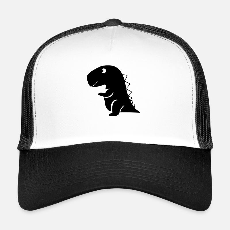 suesser_dino - Trucker Cap - Weiß/Schwarz