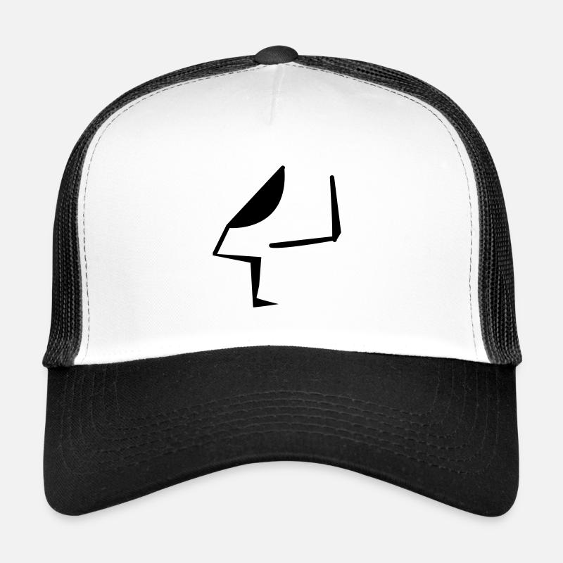 Between Trucker Cap