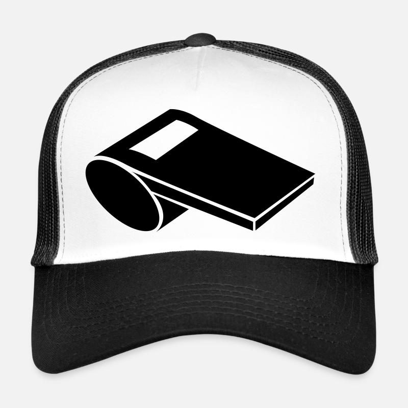 Whistle - Trucker Cap - white/black