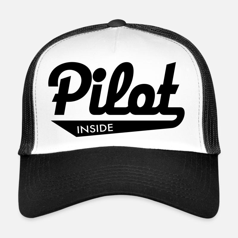 Pilot - Trucker Cap - Weiß/Schwarz