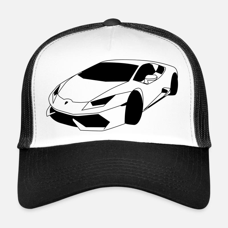 Auto sportiva Lambo - Trucker cap - hvid/sort
