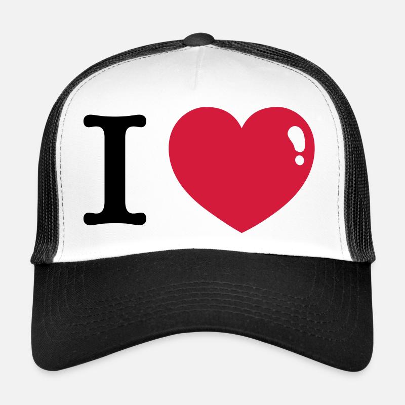 I love J'aime Casquette trucker 