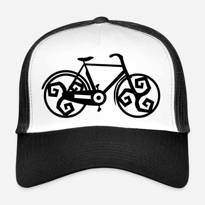 velo bicyclette breton triskel 1 Casquette trucker 