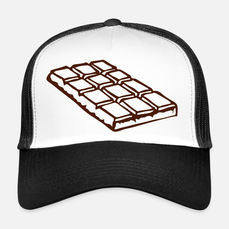 tablette chocolat 2803) Casquette trucker 