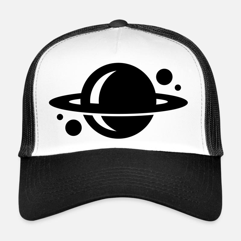 planet - Trucker Cap - Weiß/Schwarz