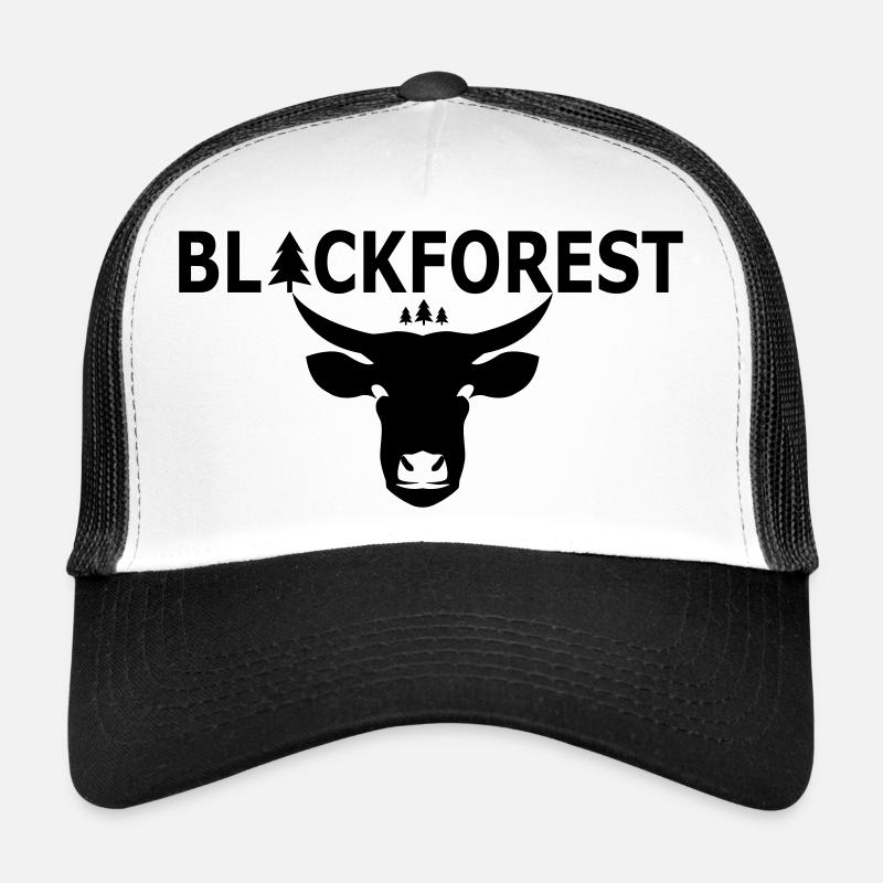 Kuh blckfrst - Trucker Cap - Weiß/Schwarz
