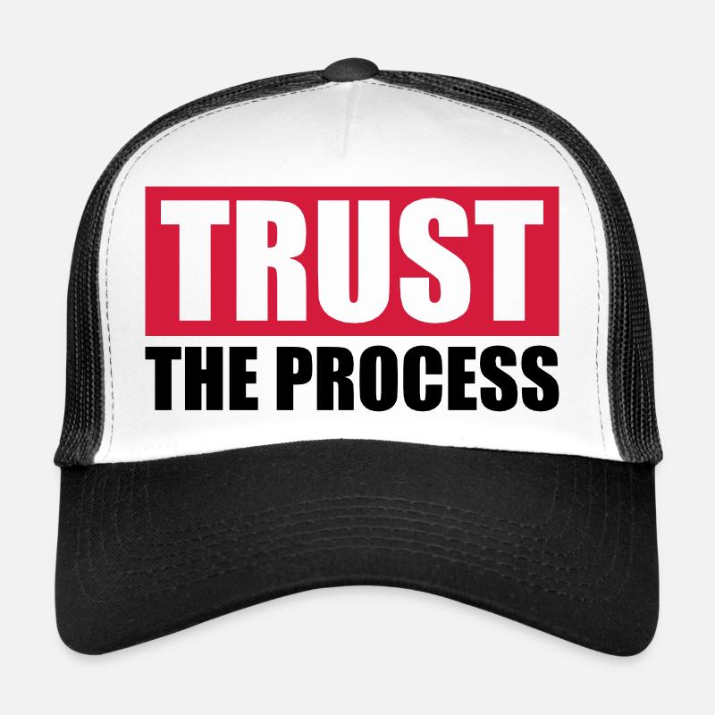 trust the process Quote Trucker Cap