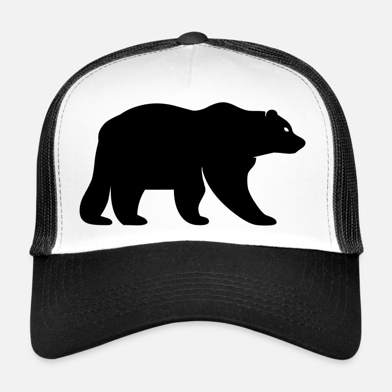 bär - Trucker Cap - Weiß/Schwarz