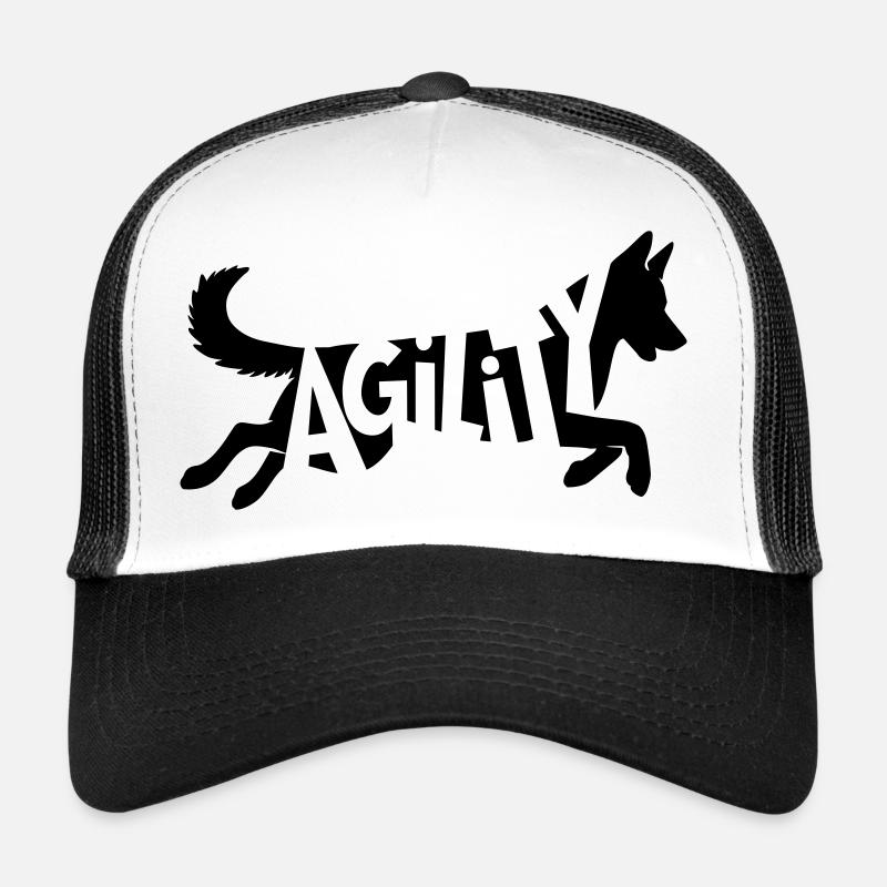 Agilité Malinois SVG Vecteur Couleur Sélectionnable Casquette trucker 