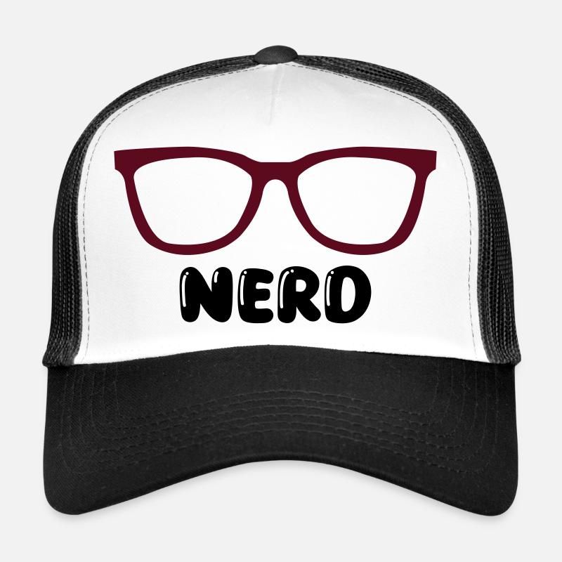 brille nerd Trucker Cap