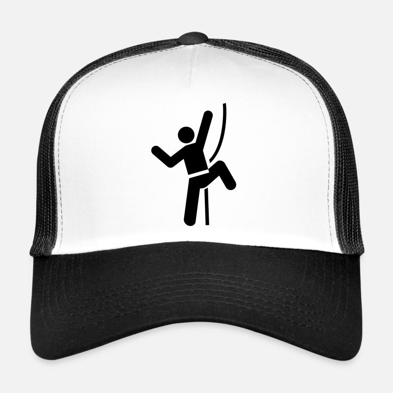 Rock Climbing - Trucker Cap - white/black