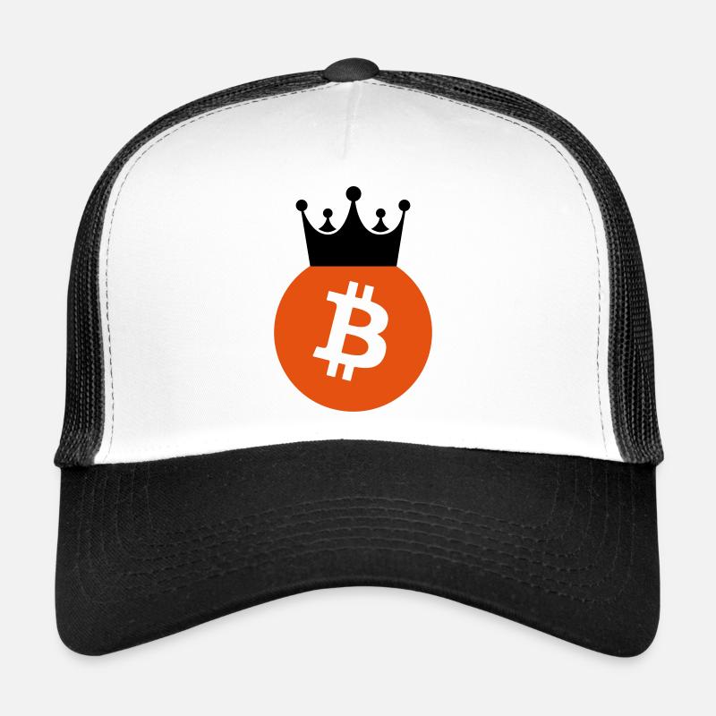 bitcoin - Trucker Cap - Weiß/Schwarz