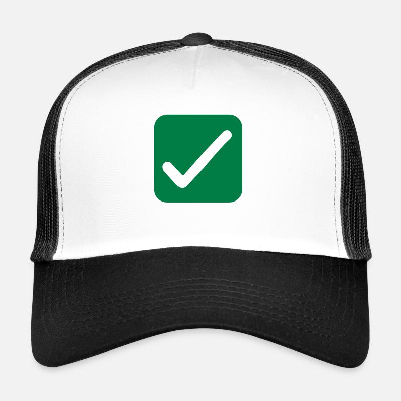 Check Trucker Cap