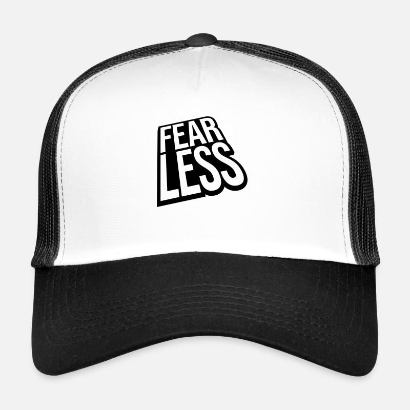 fearless Text Zitat Design Trucker Cap
