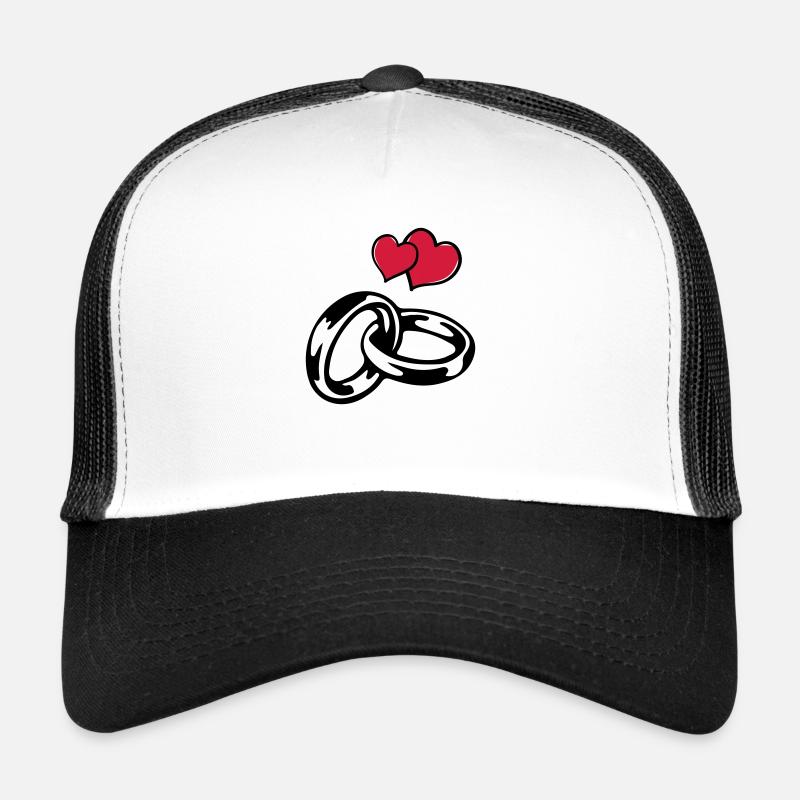Alliances Cœurs Casquette trucker 