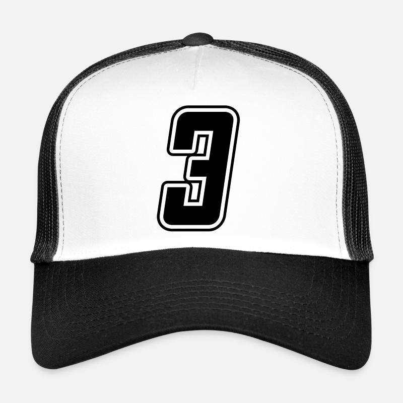 Numéro 3 Casquette trucker 