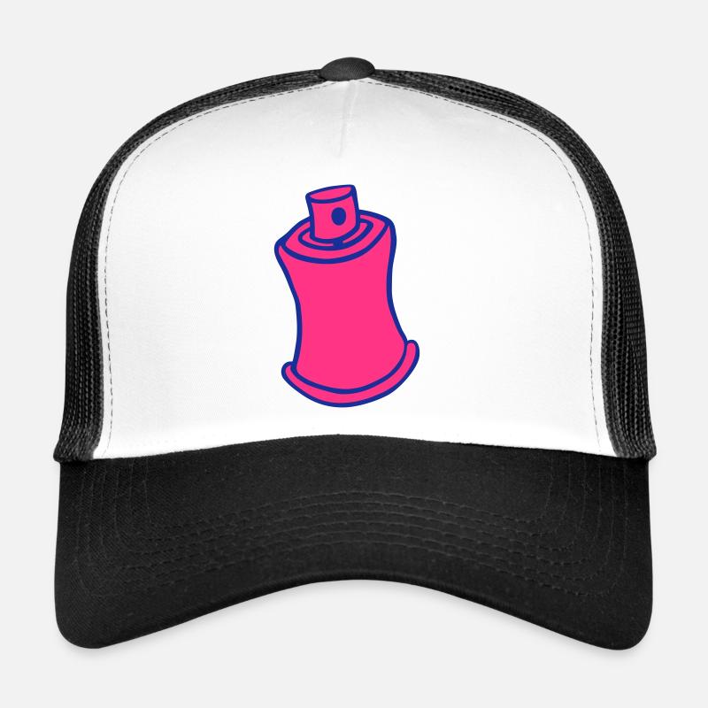 bombe de peinture aérosol retro vintage paint hip Casquette trucker 