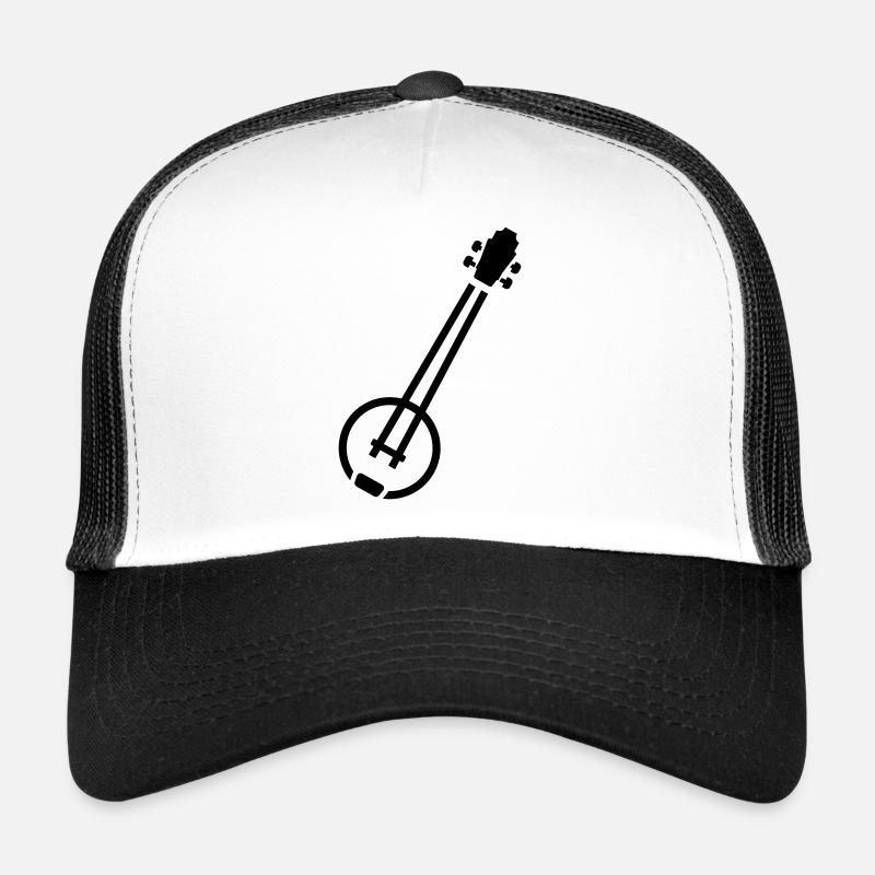 banjo - Trucker Cap - white/black