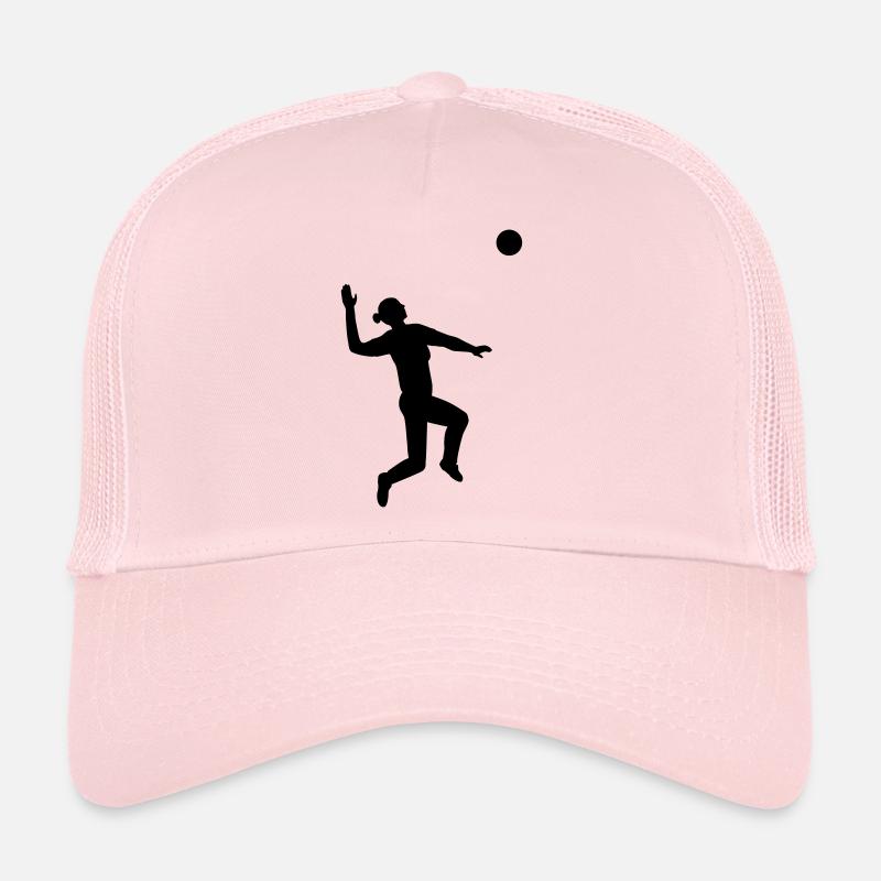 Dynamic serve in volleyball Trucker Cap