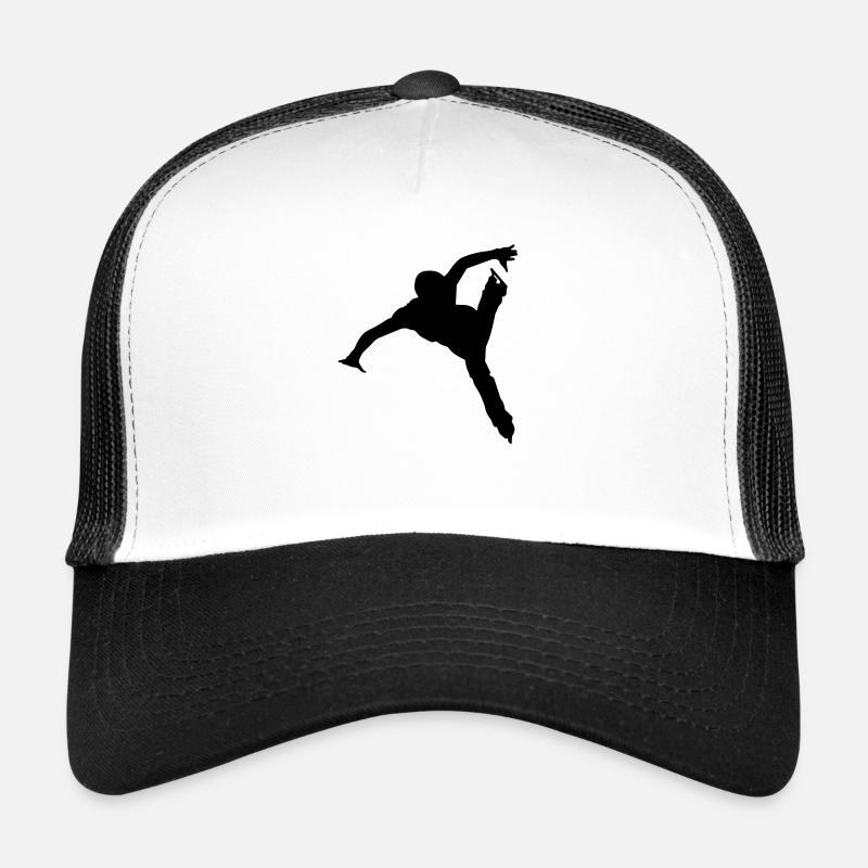 Ice Skating male de Trucker Cap