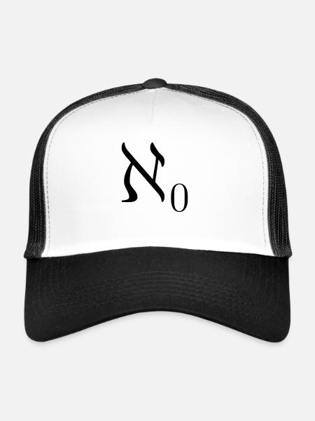 Aleph-Null - Trucker Cap - Weiß/Schwarz