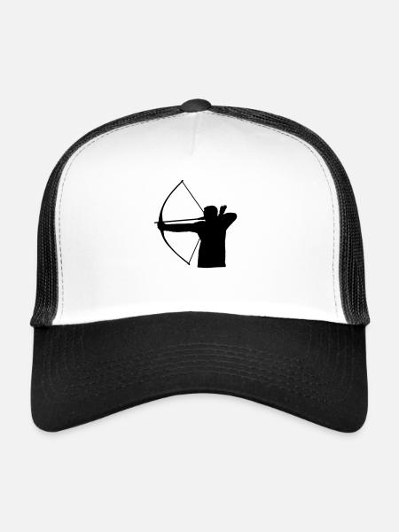 Bogenschütze - Trucker Cap - Weiß/Schwarz