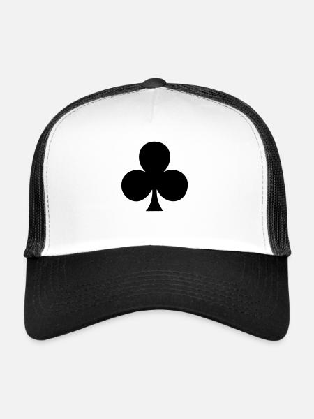 chance - Casquette trucker  - blanc/noir - Devant