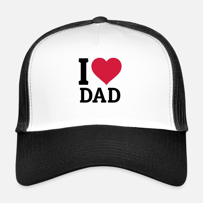 I love Dad Trucker Cap