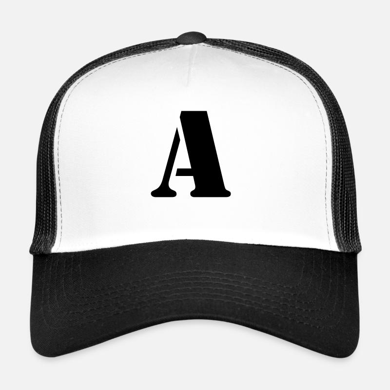 letter a Trucker Cap