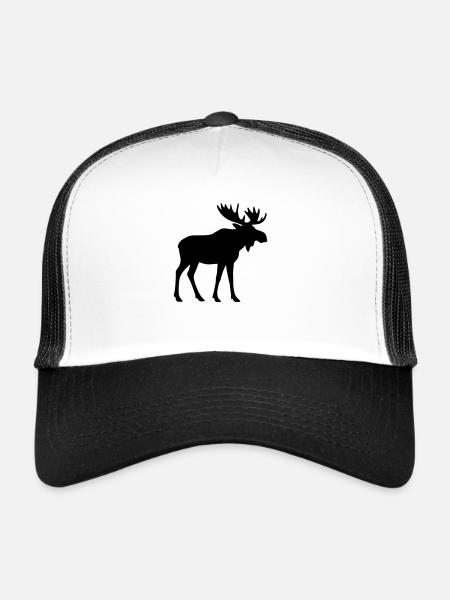 elk - Trucker Cap - white/black - Front
