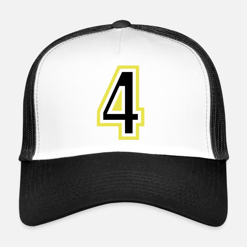 4 Zahl College Trucker Cap