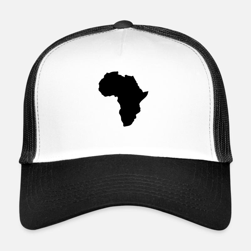 carte continent africain Afrique dessin Afro Casquette trucker 