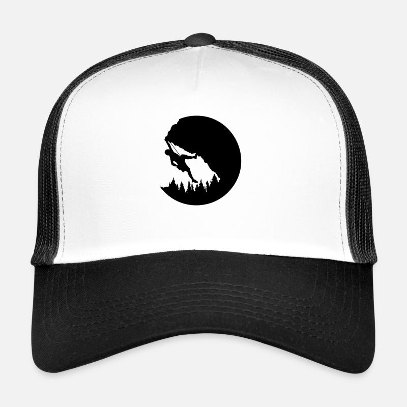 Nature Soirée Escalade Silhouette Casquette trucker 