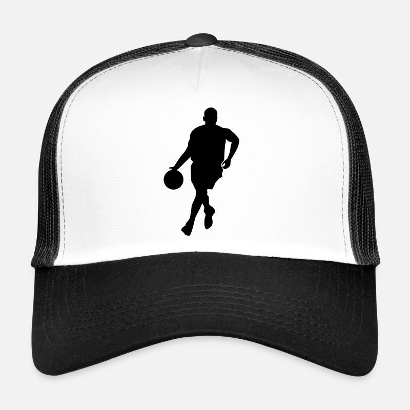 Basketball - Casquette trucker  - blanc/noir