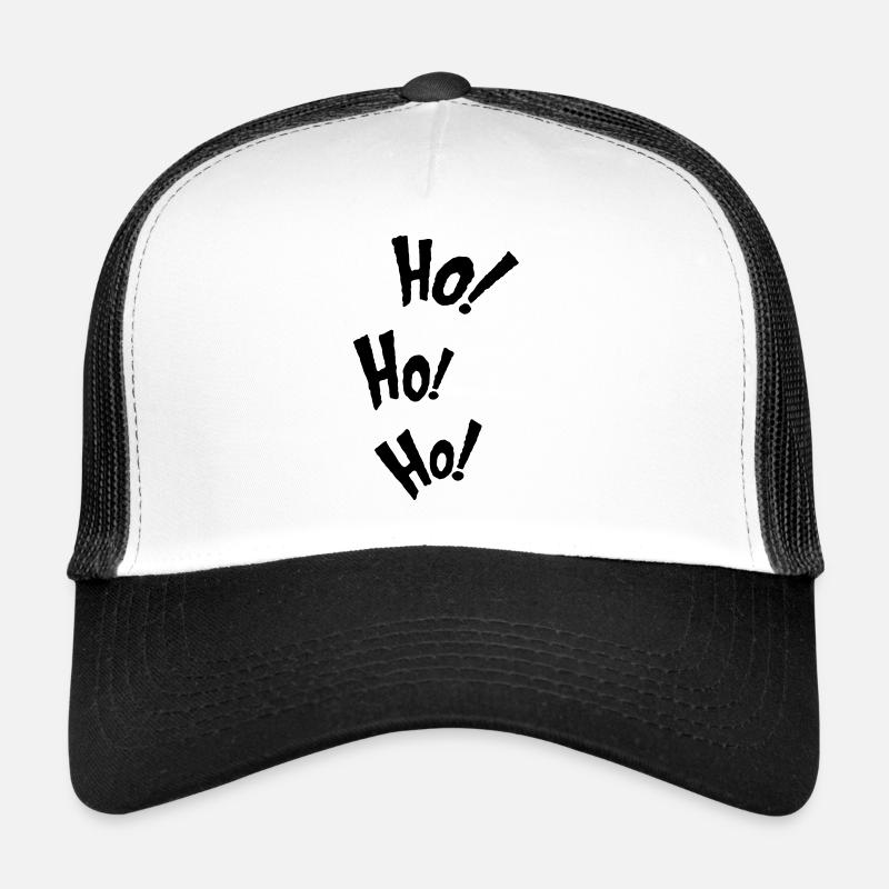 ho ho ho - Trucker Cap - Weiß/Schwarz
